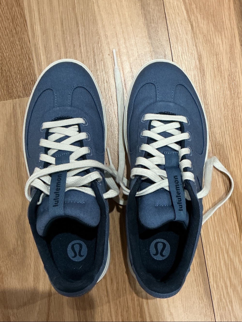 lululemon athletica Blue Sneakers with white Laces